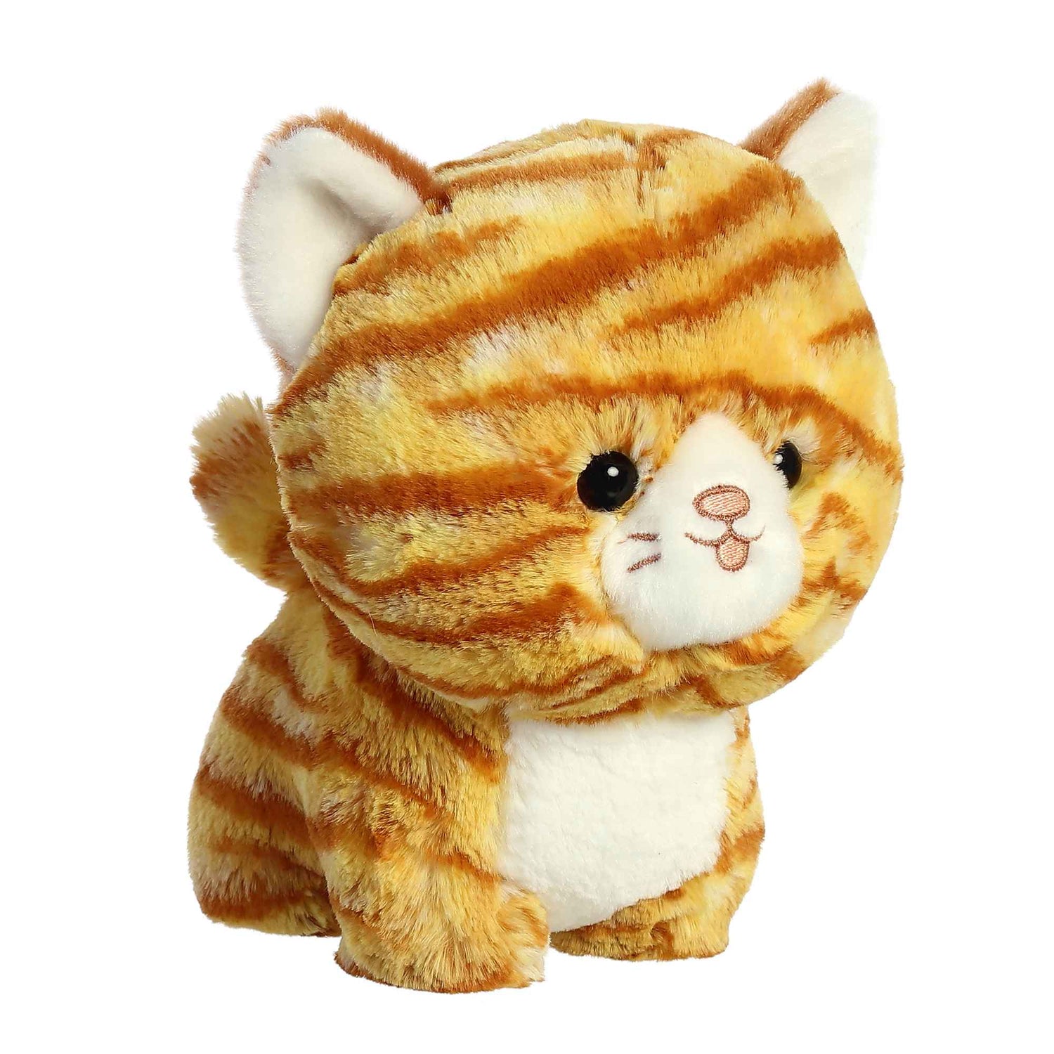 Teddy Pets Orange Tabby Cat Plush Toy Stuffed Animal, 7 in