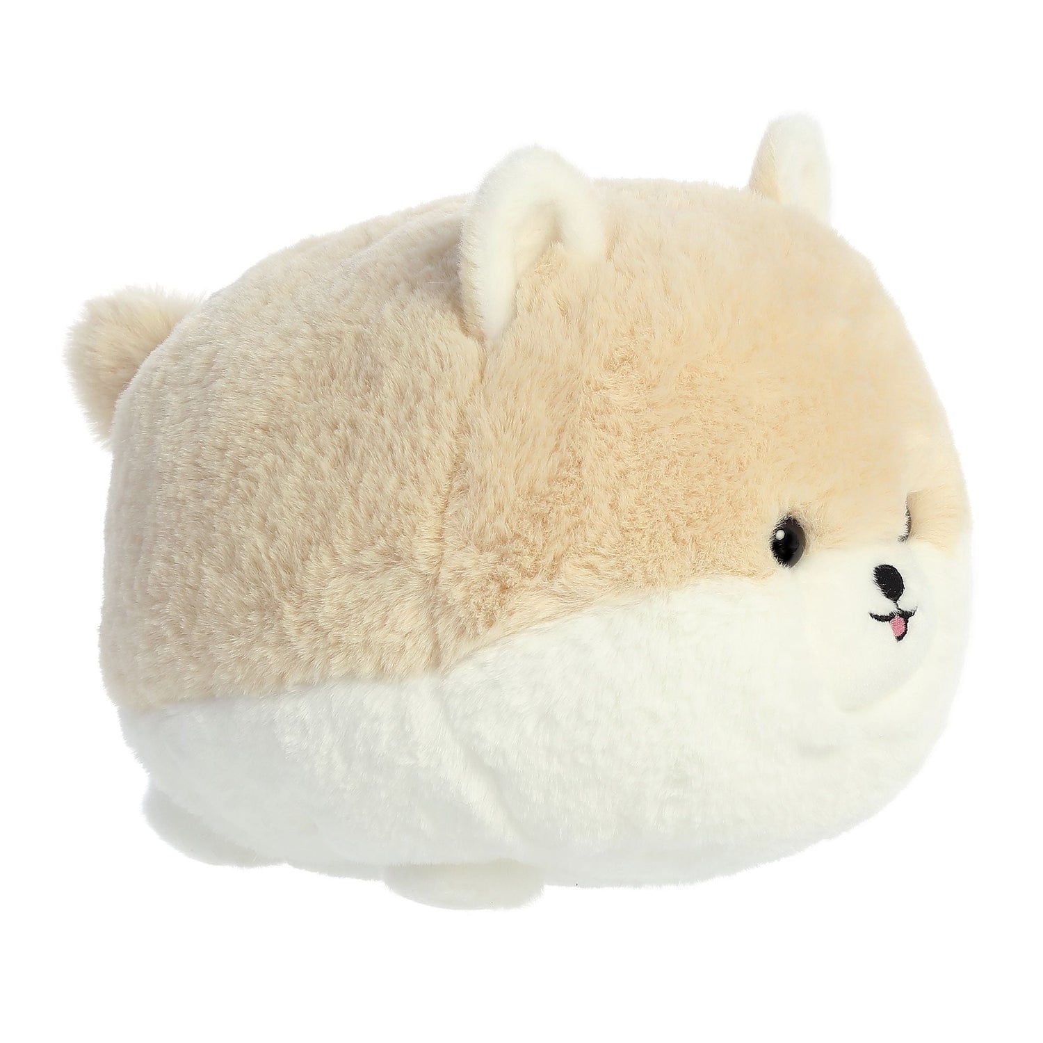 Teddy Pets Cream Pom Plush Toy Stuffed Animal, 10 in