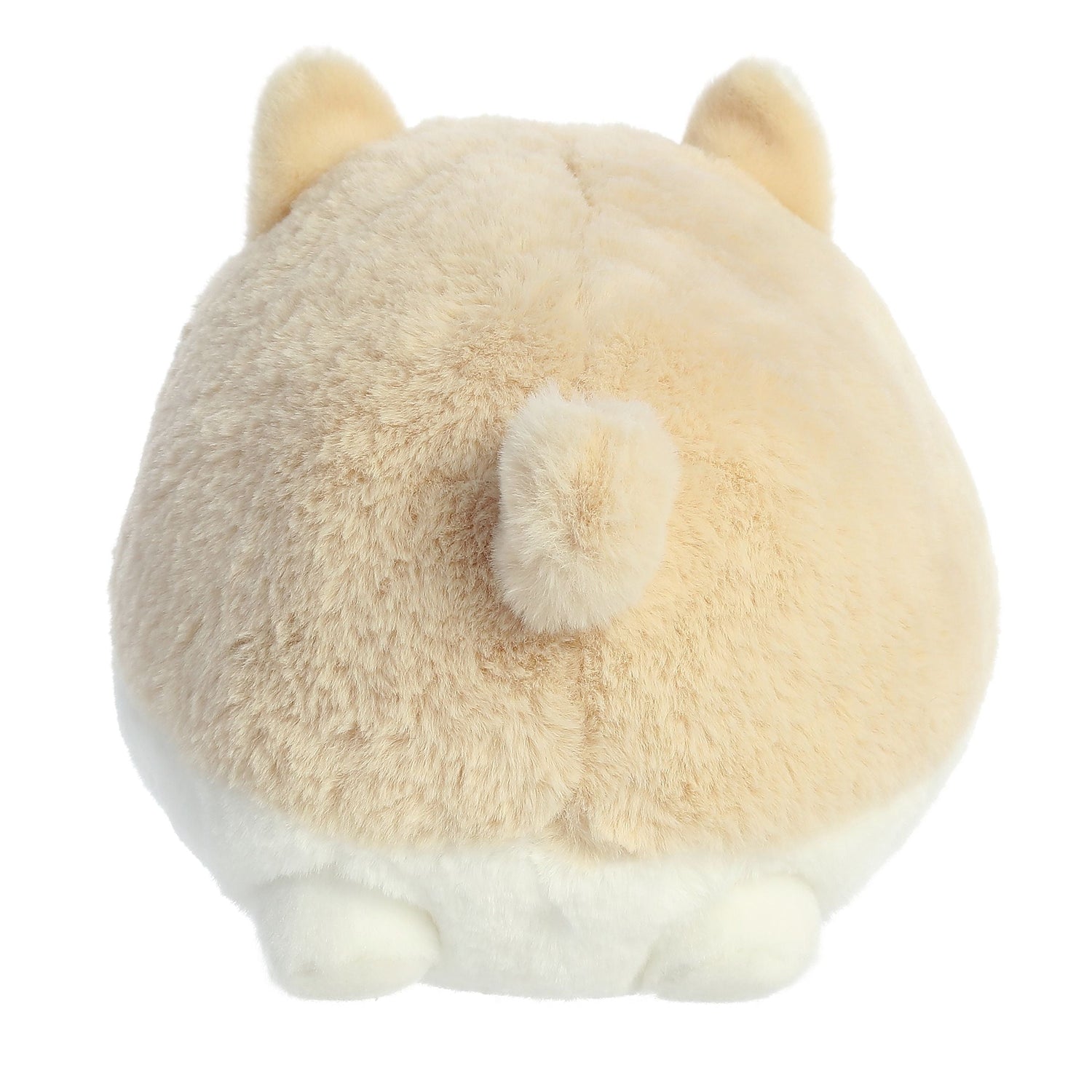 Teddy Pets Cream Pom Plush Toy Stuffed Animal, 10 in