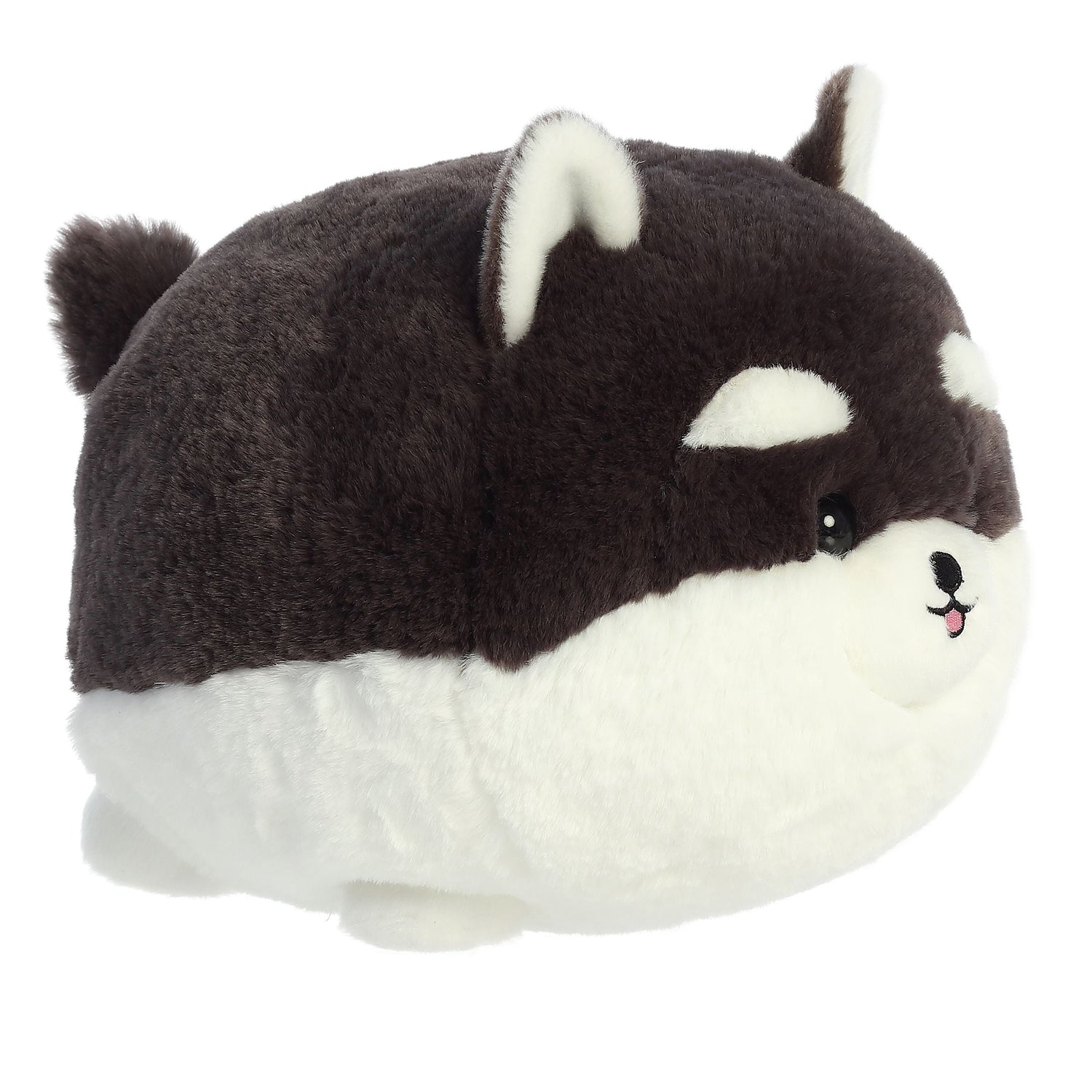 Teddy Pets Black N White Pom Plush Toy, 10 in