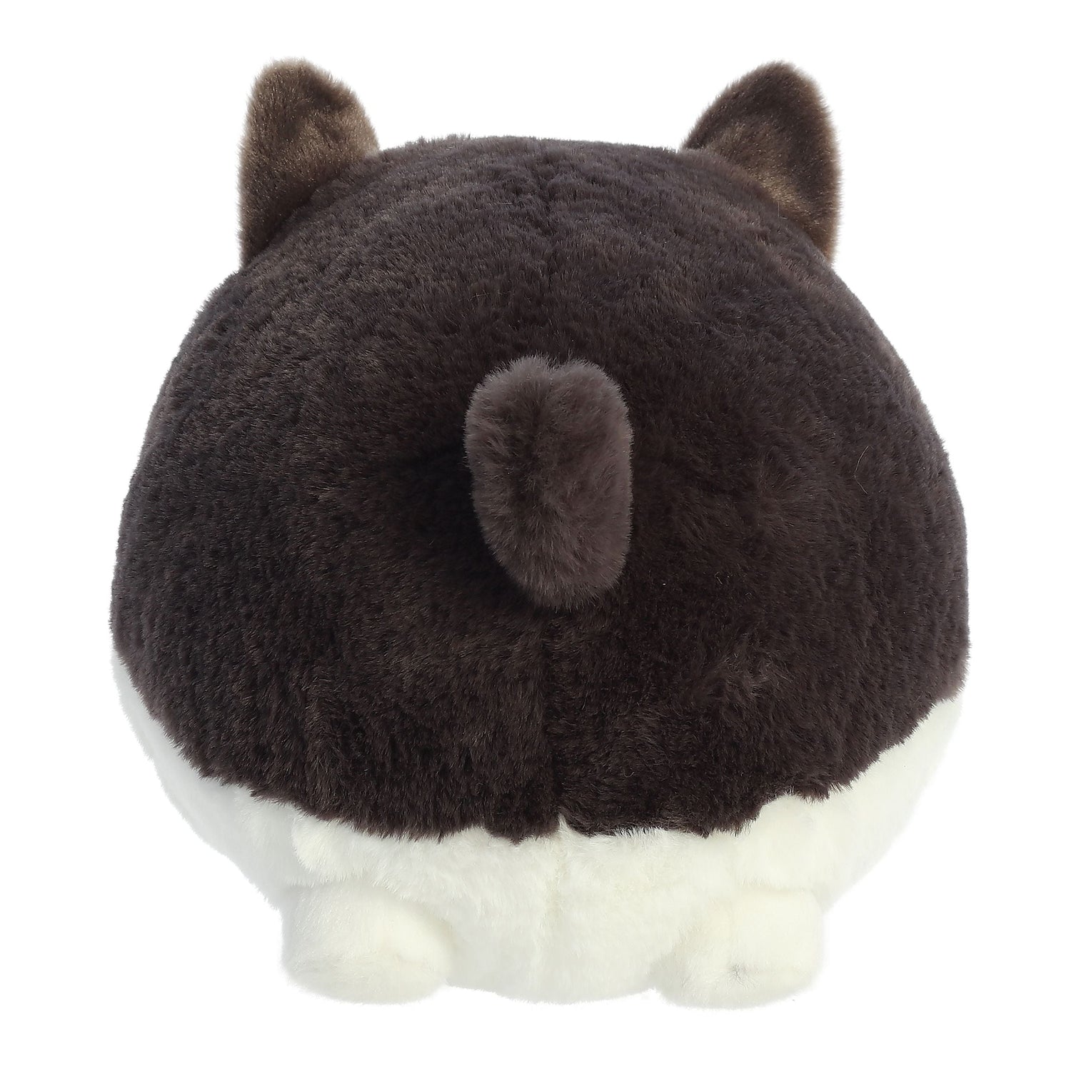 Teddy Pets Black N White Pom Plush Toy, 10 in