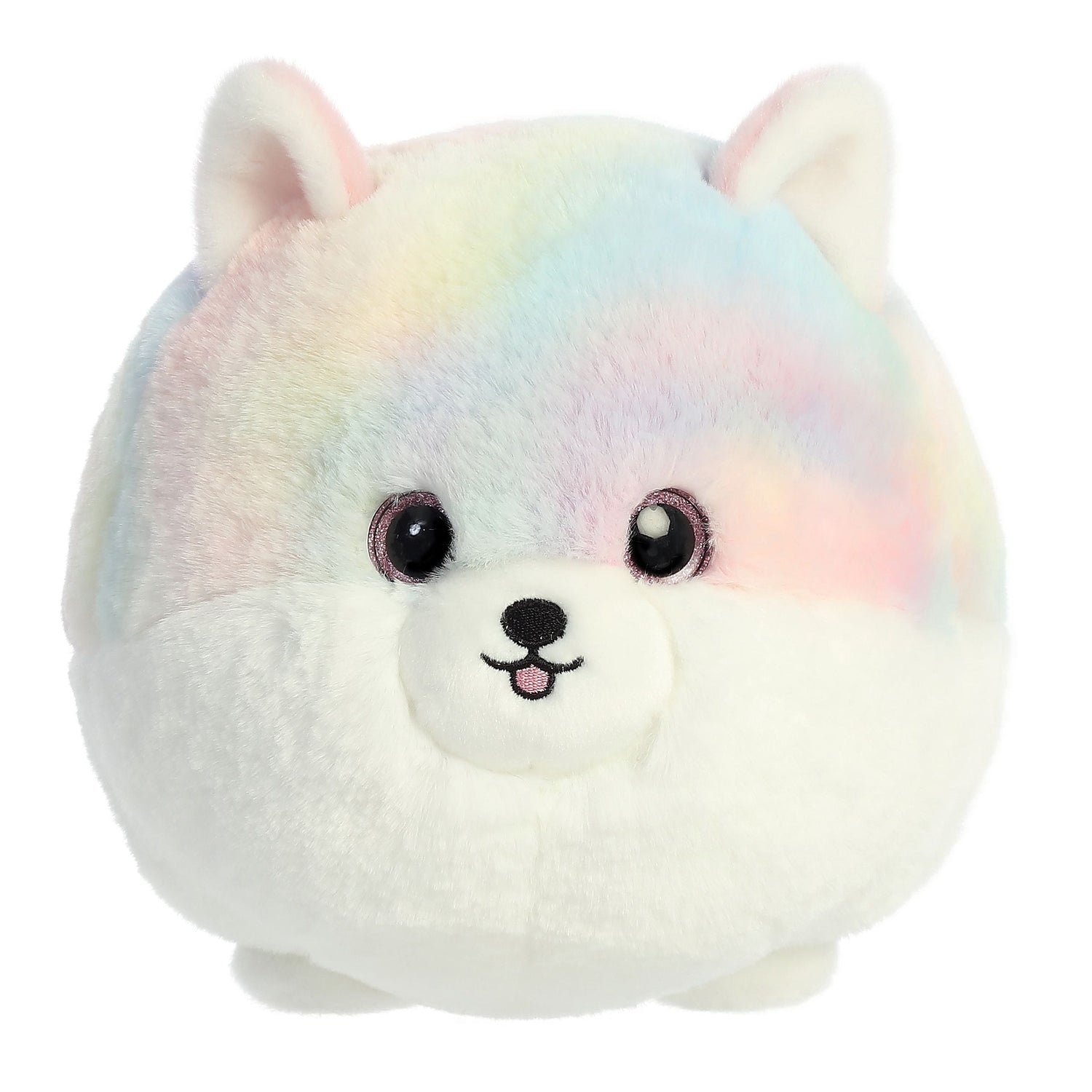Teddy Pets Rainbow Pom Plush Toy Stuffed Animal, 10 in