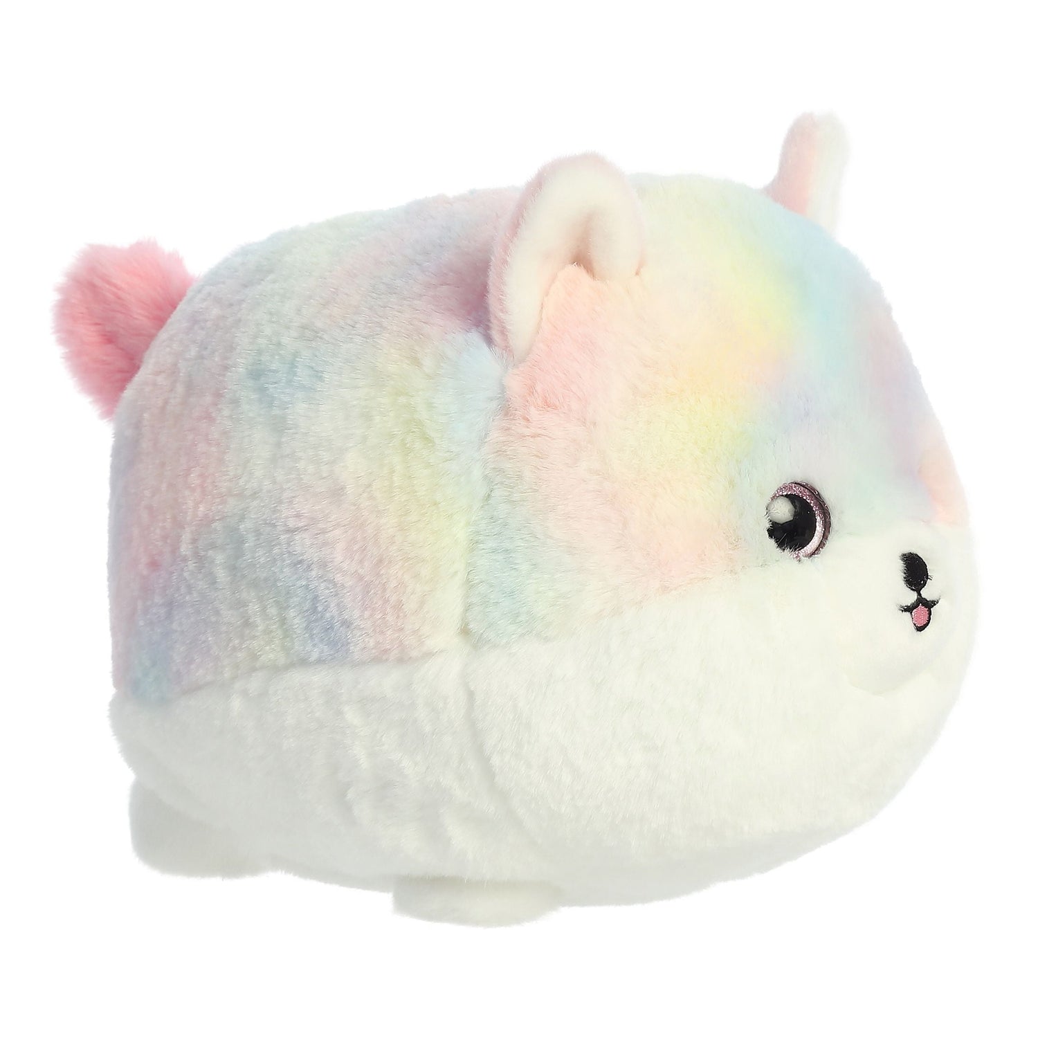 Teddy Pets Rainbow Pom Plush Toy Stuffed Animal, 10 in