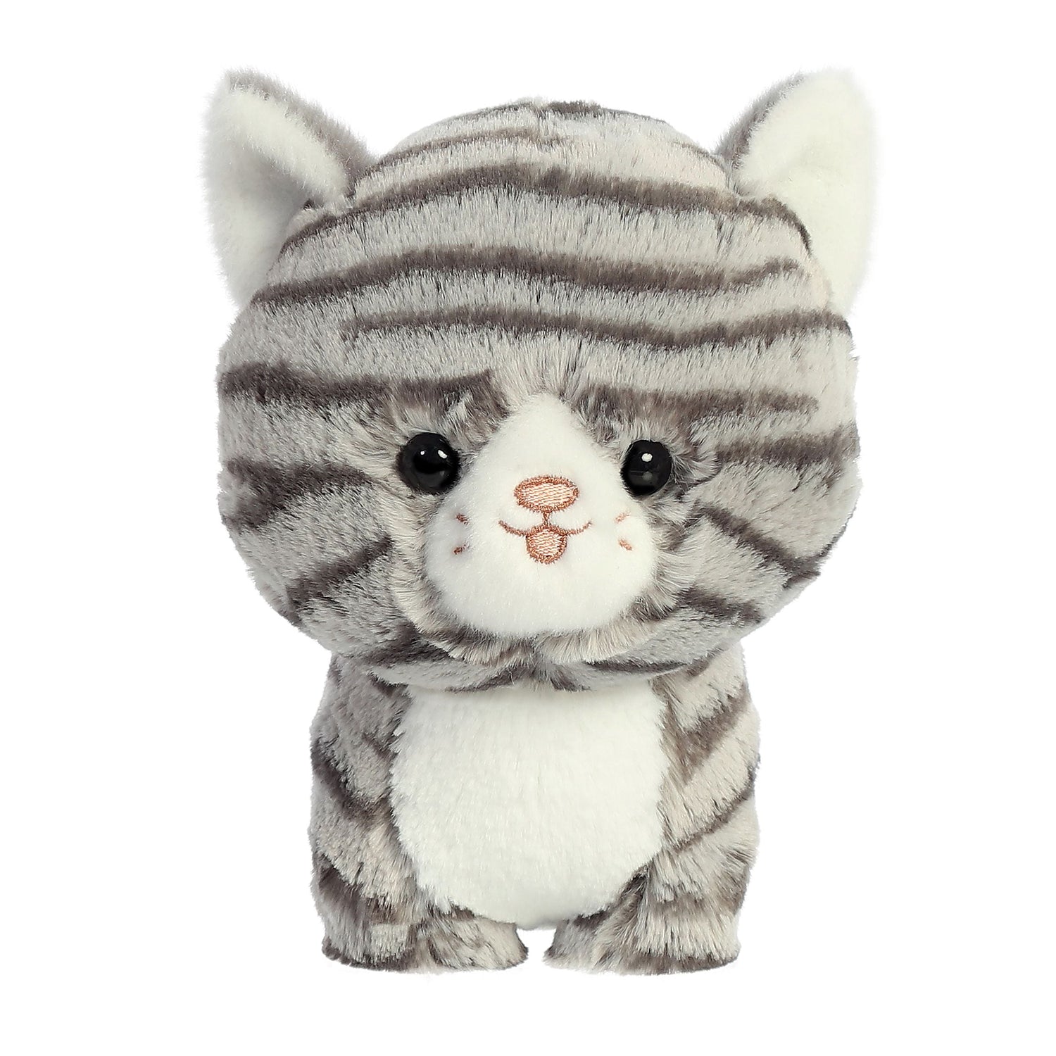 Teddy Pets Grey Tabby Plush Toy Stuffed Animal, 7 in