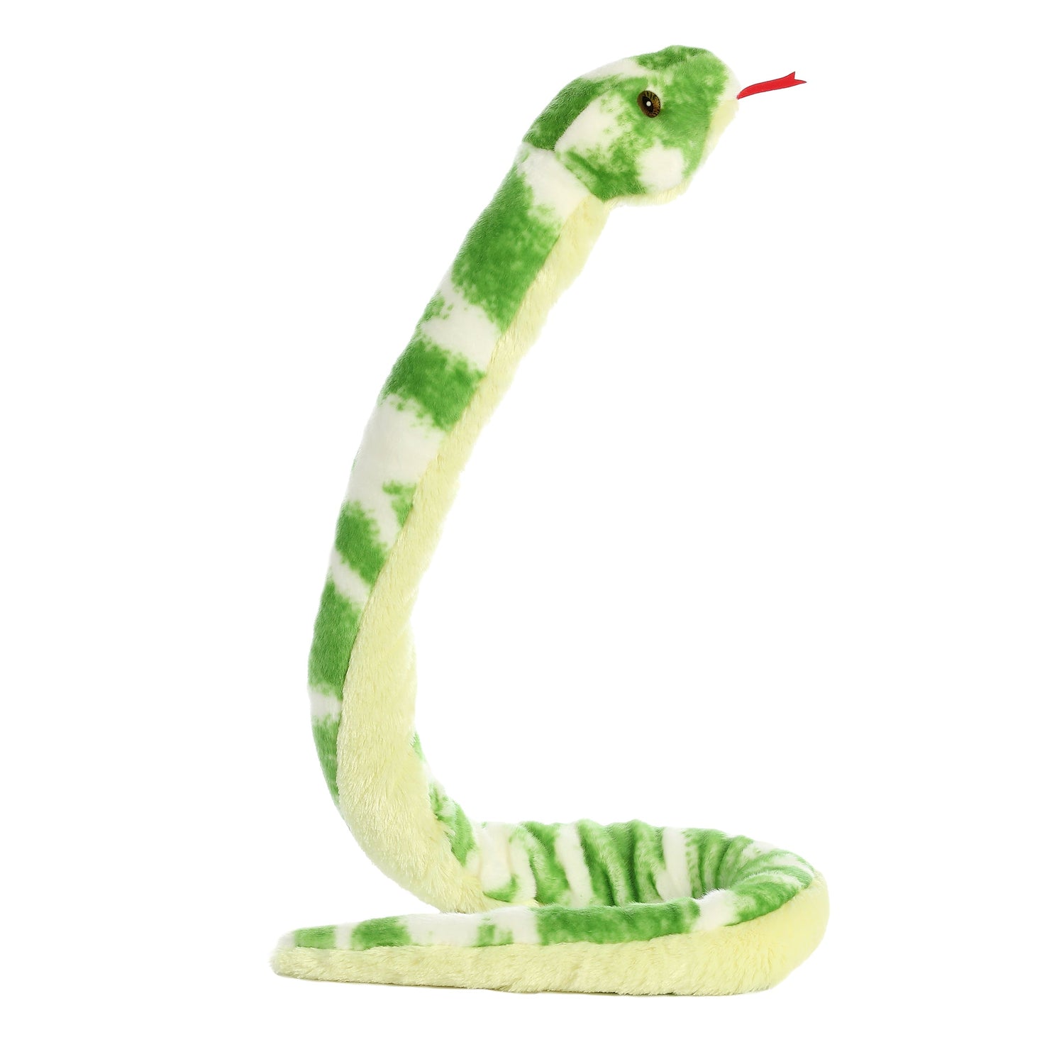 Snake Emerald Tree Boa Plush Toy Stuffed Animal, 50 in