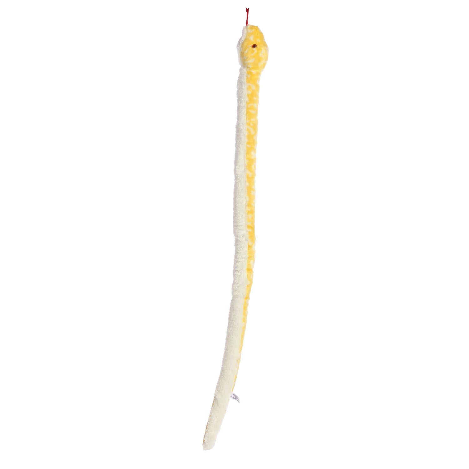 Snake Albino Burmese Python Plush Toy Stuffed Animal, 50 in