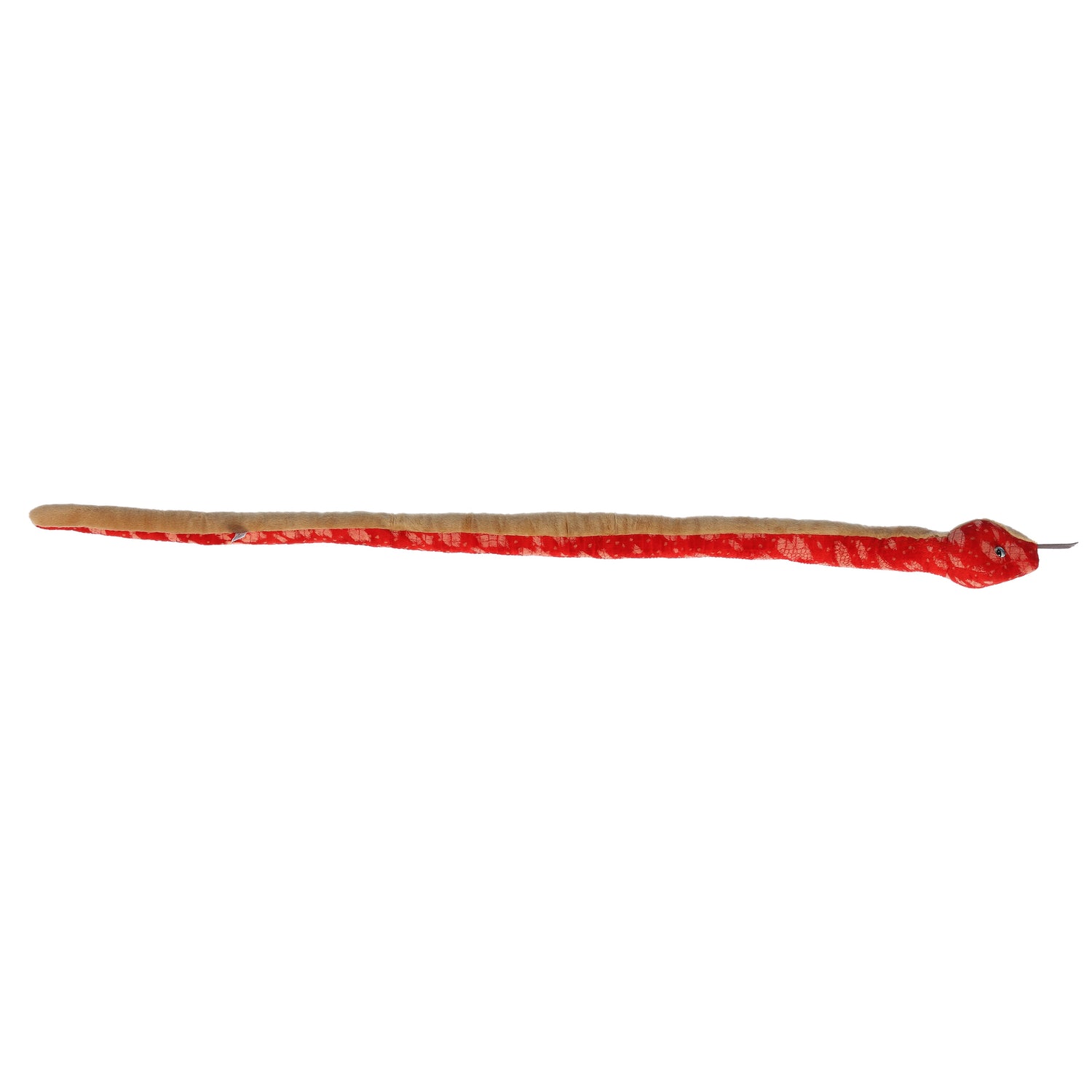 Snake Red Corn Plush Toy Stuffed Animal, 50 in