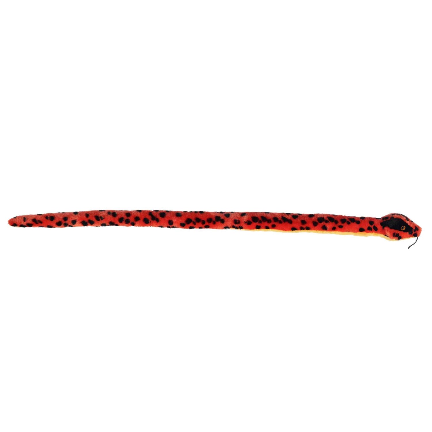 Snake Red Viper Plush Toy Stuffed Animal, 50 in