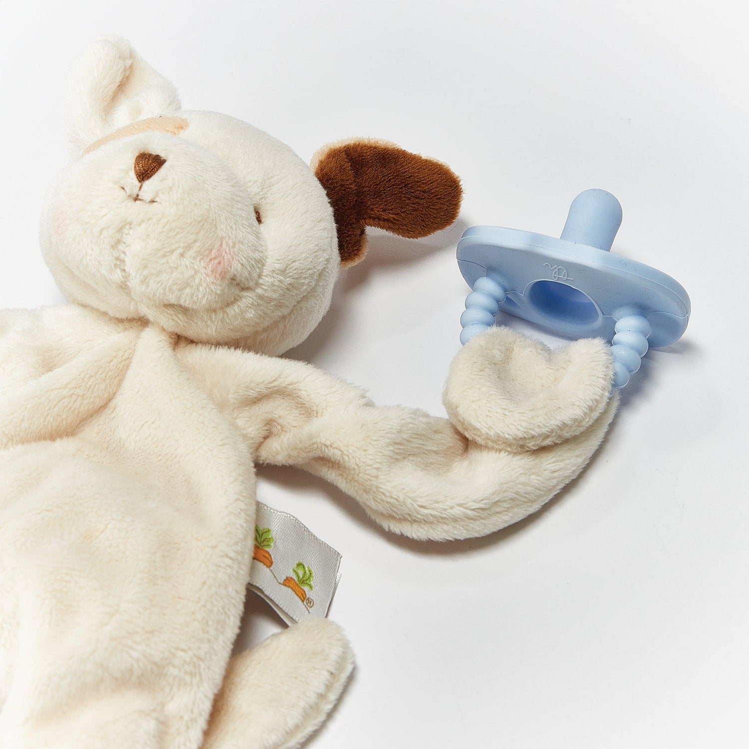 Skipit Puppy Silly Buddy – Plush Pacifier Holder & Lovey, 10 in