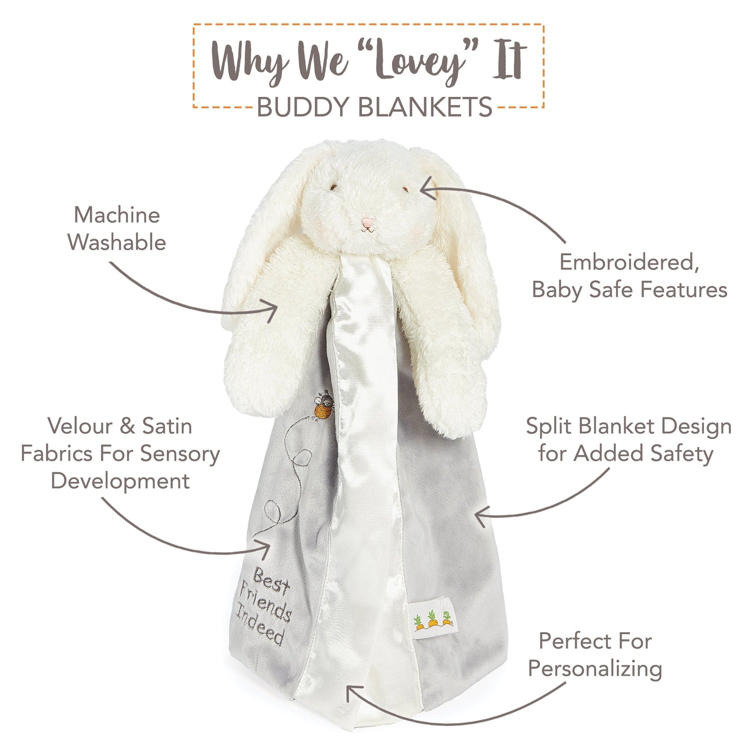 Bloom Bunny Buddy Blanket – 16