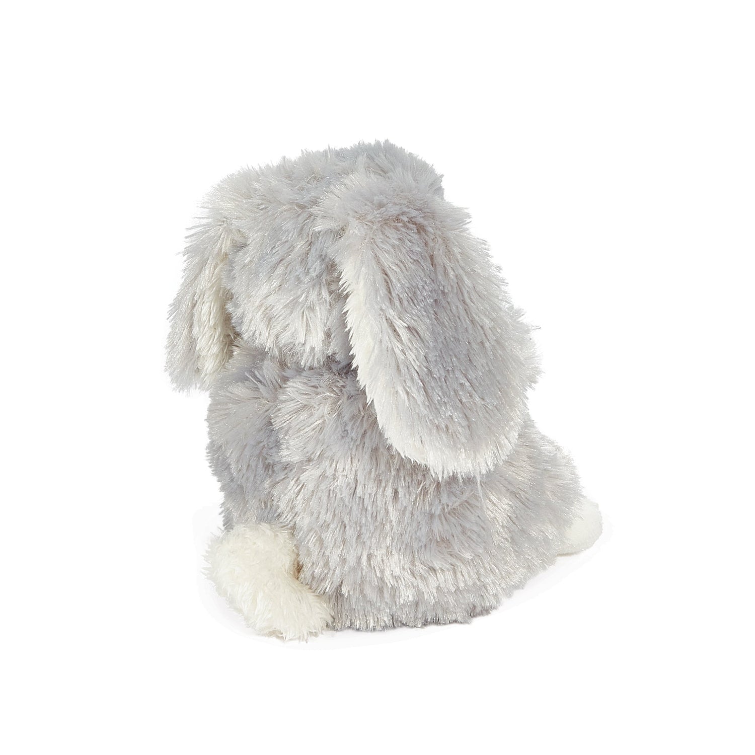 Shaggy Grey Bunny Plush