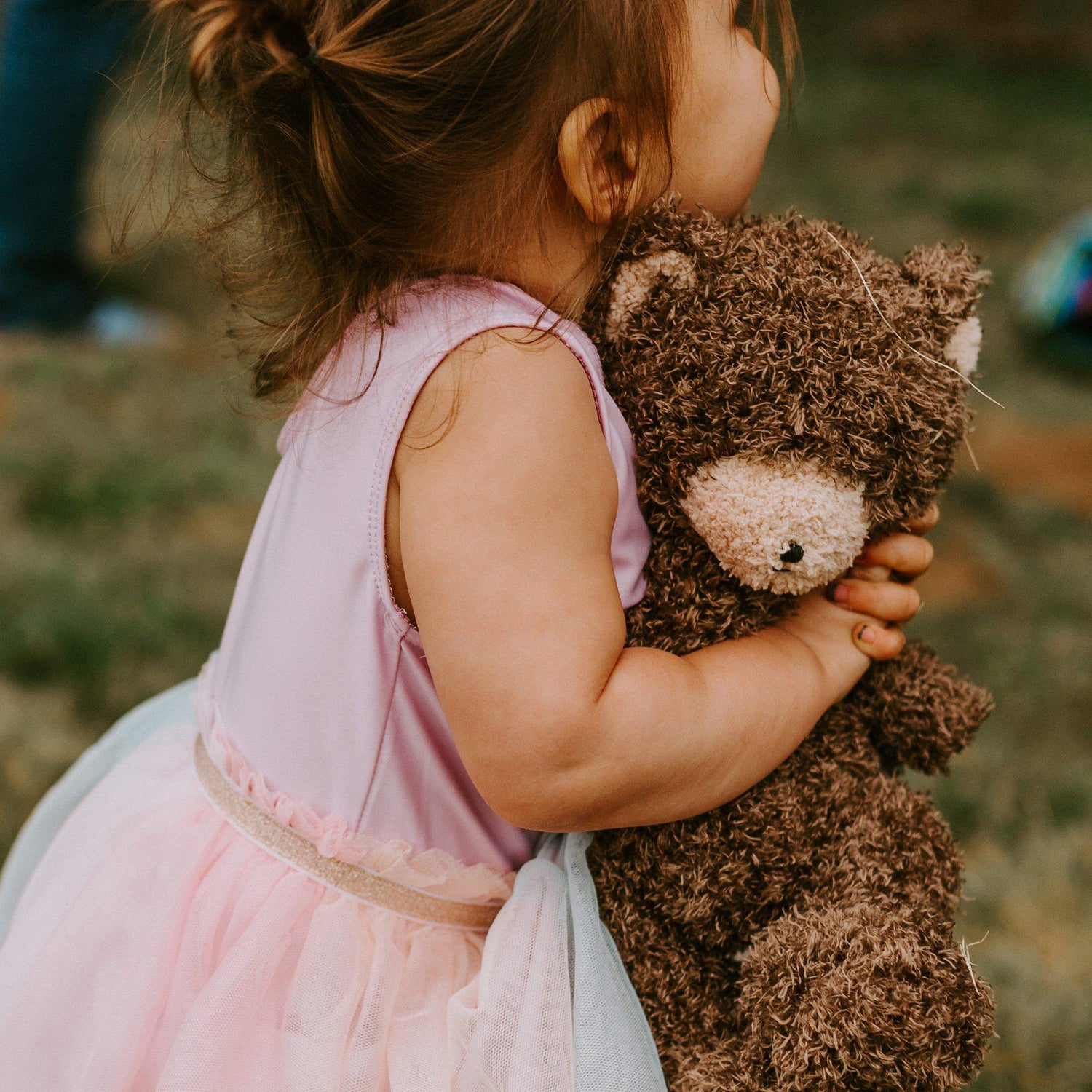 Cubby the Bear – Soft Stuffed Bear with Embroidered Face, 14 Inches