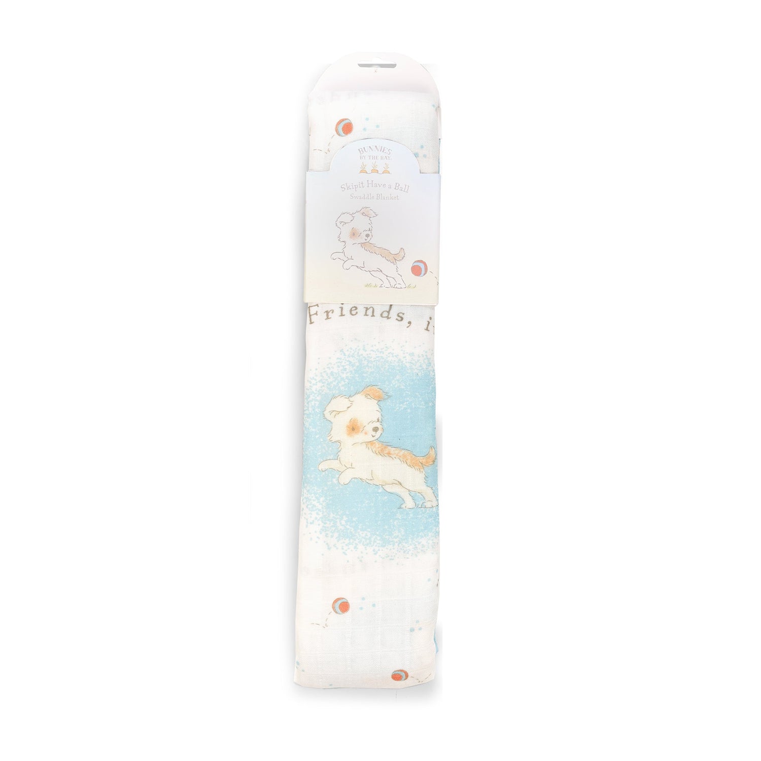 Skipit the Puppy Swaddle Blanket