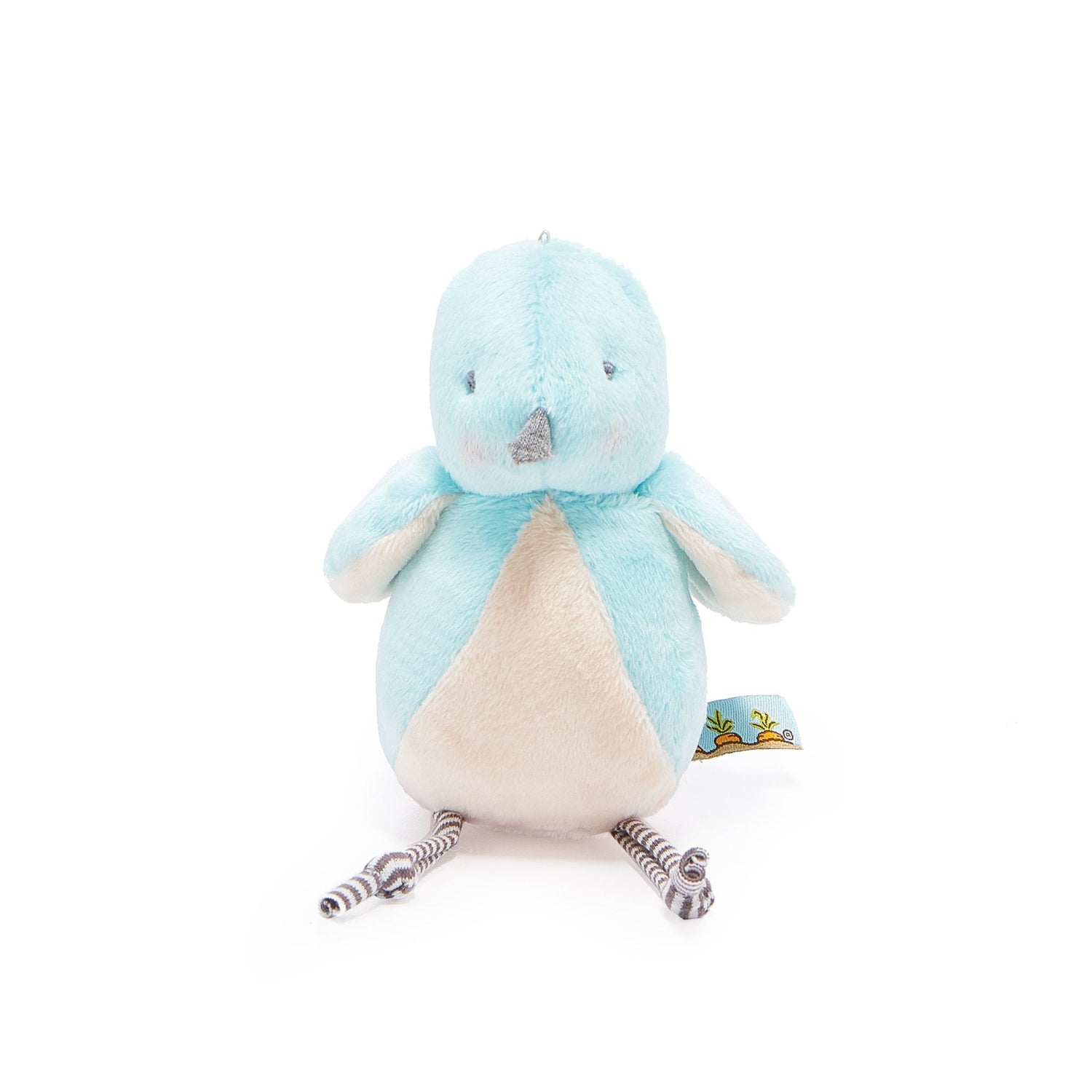 Tweet Bluebird – Soft Velour Baby Toy with Crinkle Wings