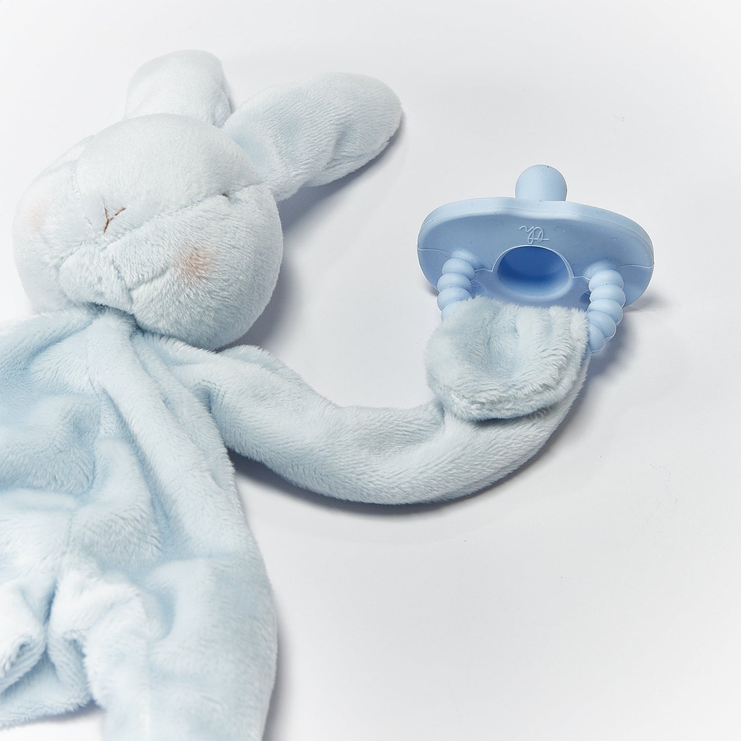 Plush Bunny Pacifier Holder – Bud Bunny Silly Buddy, 10 in