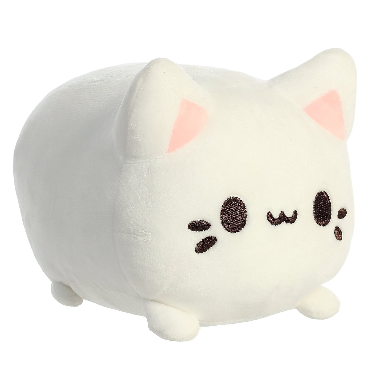 Tasty Peach Custard Meowchi Plush Toy Stuffed Animal, 7 in