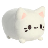 Tasty Peach Custard Meowchi Plush Toy Stuffed Animal, 7 in