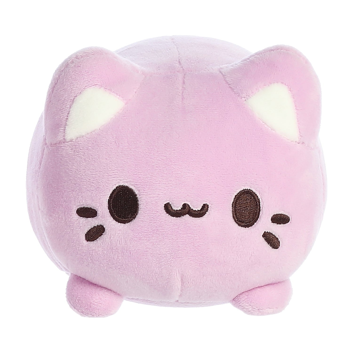 Tasty Peach Taro Meowchi Plush Toy Stuffed Animal, 7 in