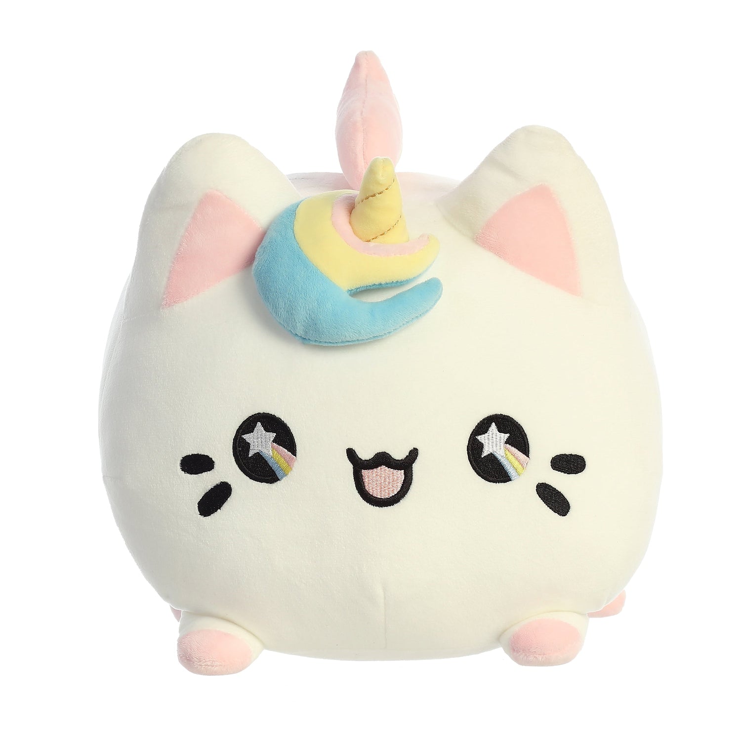 Tasty Peach Unicorn Meowchi Plush Toy Stuffed Animal, 15 in