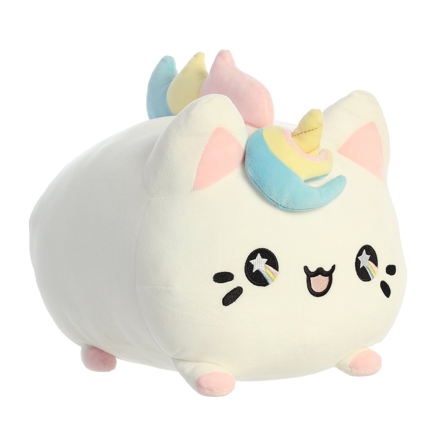 Tasty Peach Unicorn Meowchi Plush Toy Stuffed Animal, 15 in