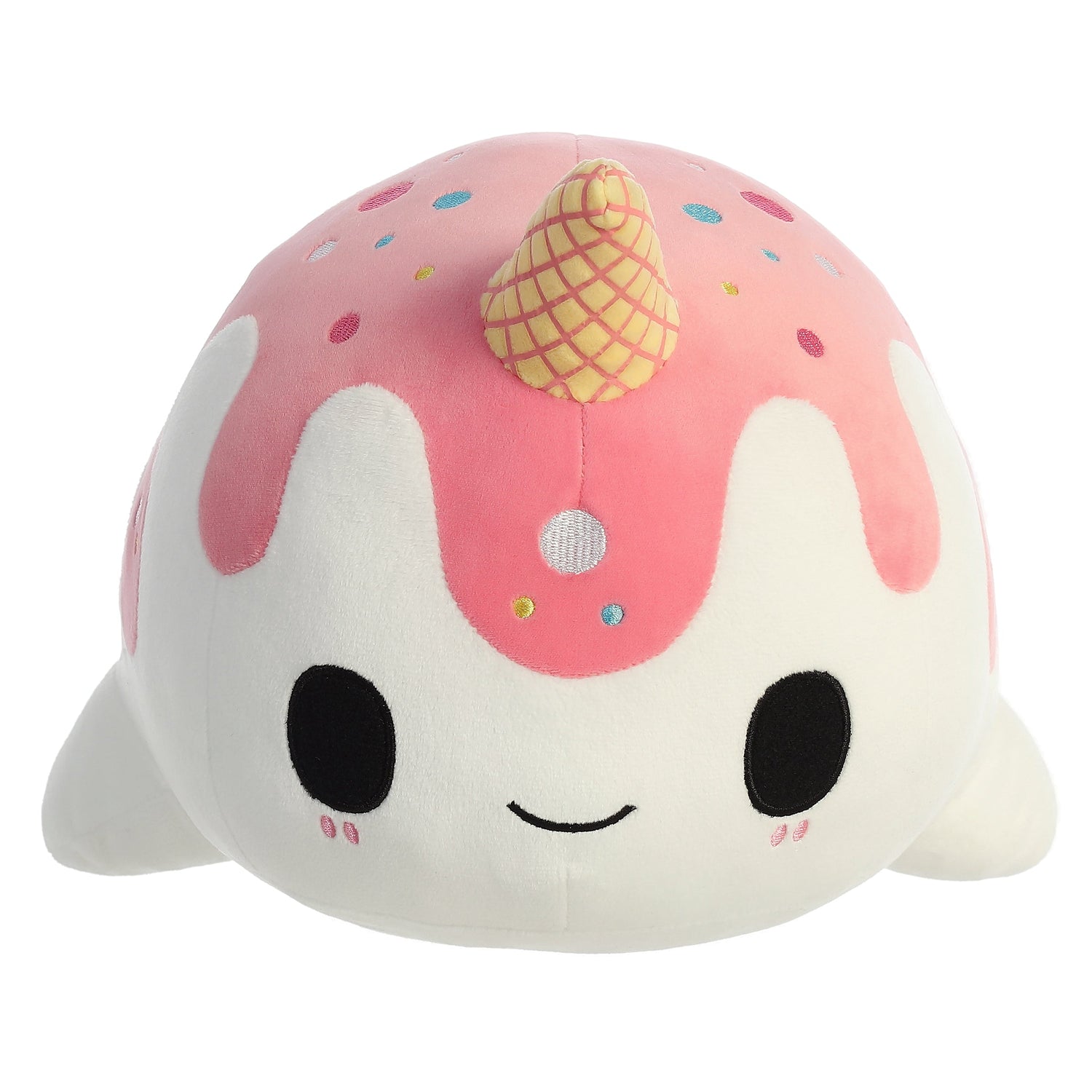 Tasty Peach Vanilla Berry Nomwhal Plush Toy, 12.5 in