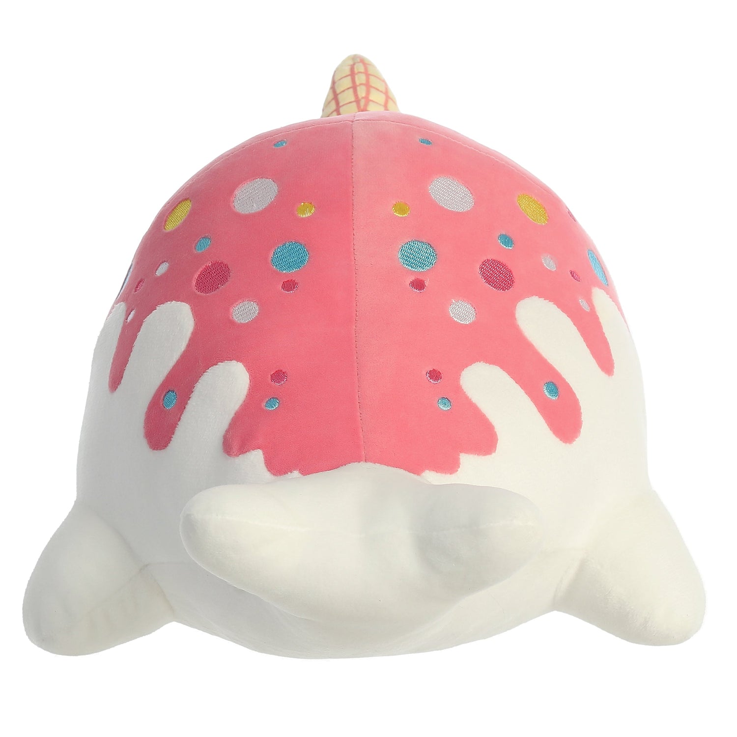 Tasty Peach Vanilla Berry Nomwhal Plush Toy, 12.5 in