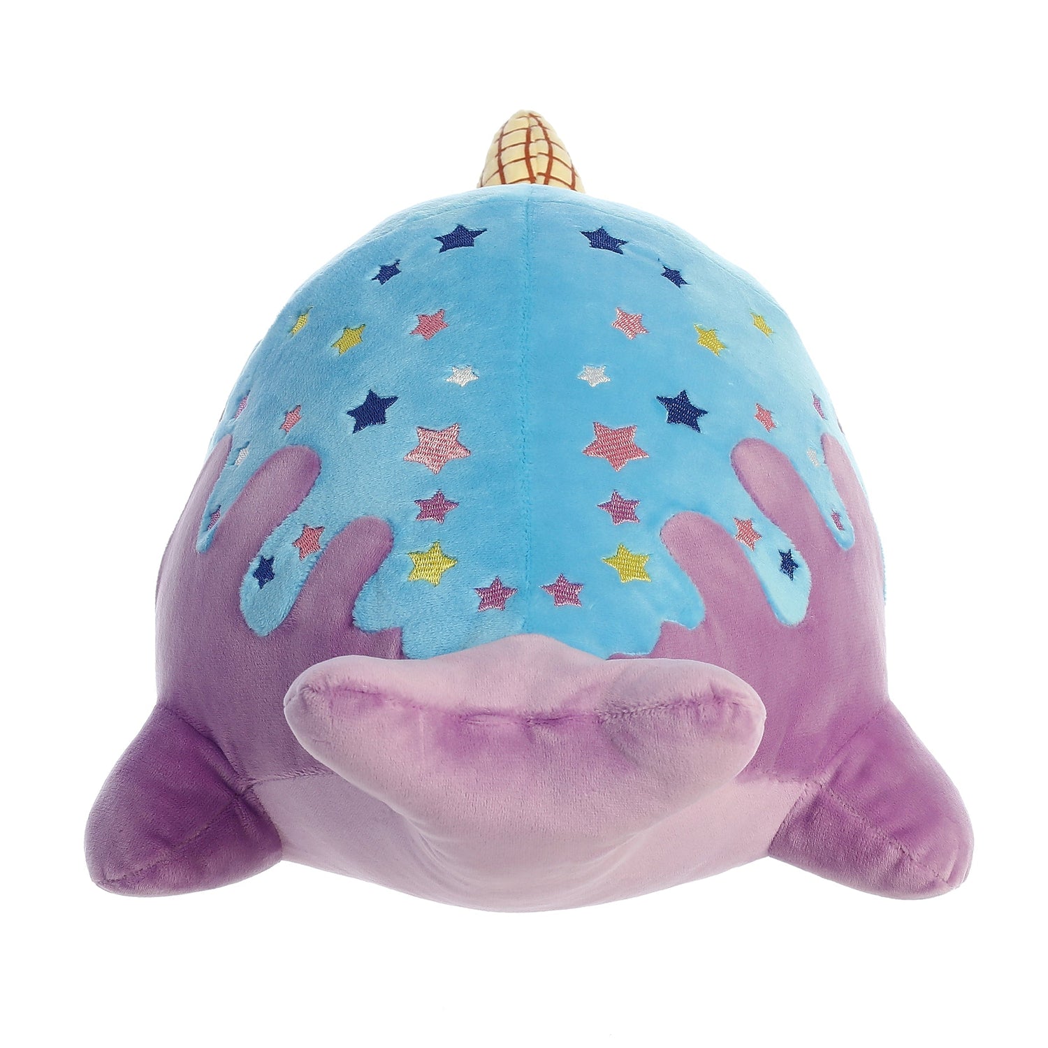 Tasty Peach Blue Moon Nomwhal Plush Toy, 12.5 in