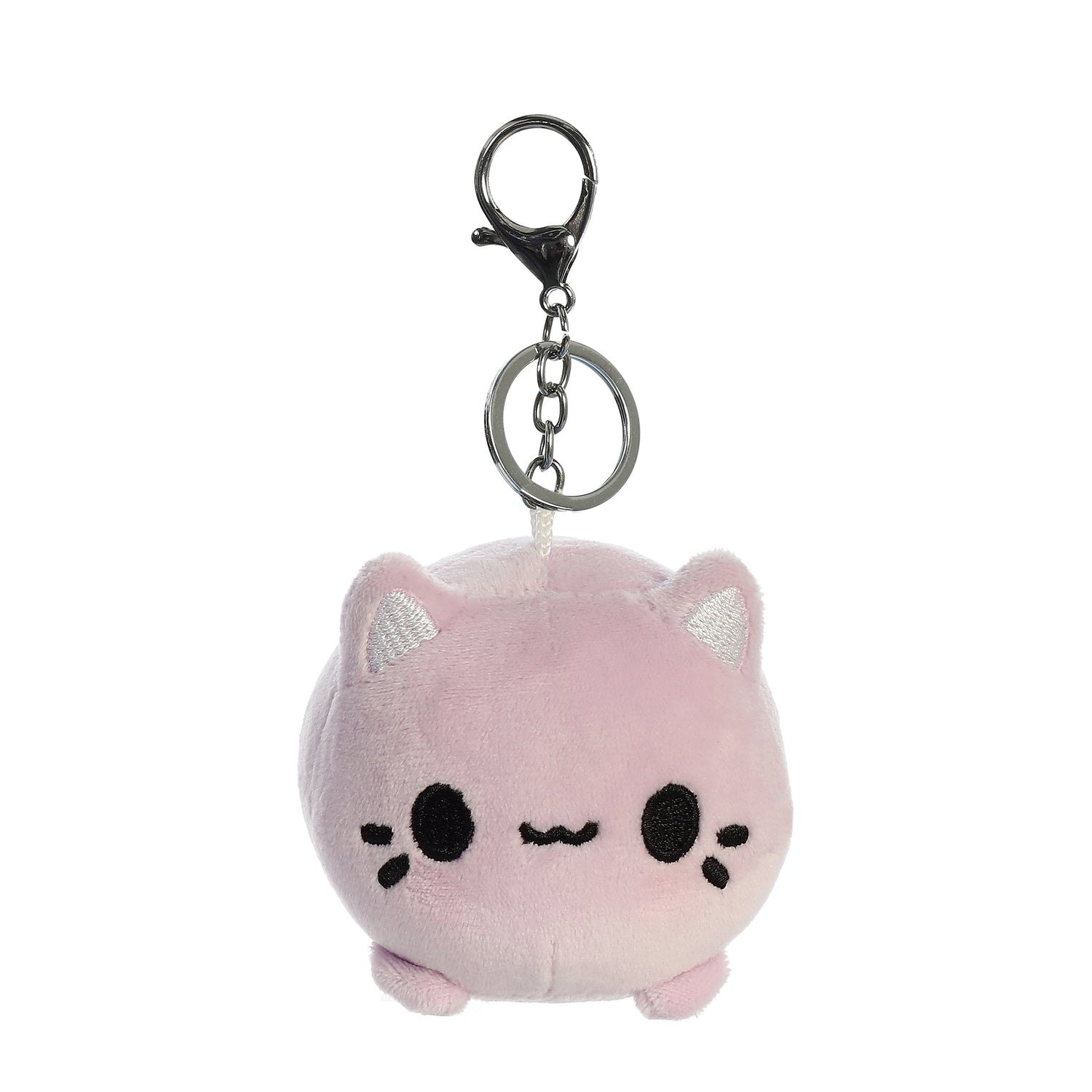 Tasty Peach Taro Meowchi Clip On Plush Toy, 3.5 in