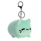 Tasty Peach Mint Meowchi Clip On Plush Toy, 3.5 in