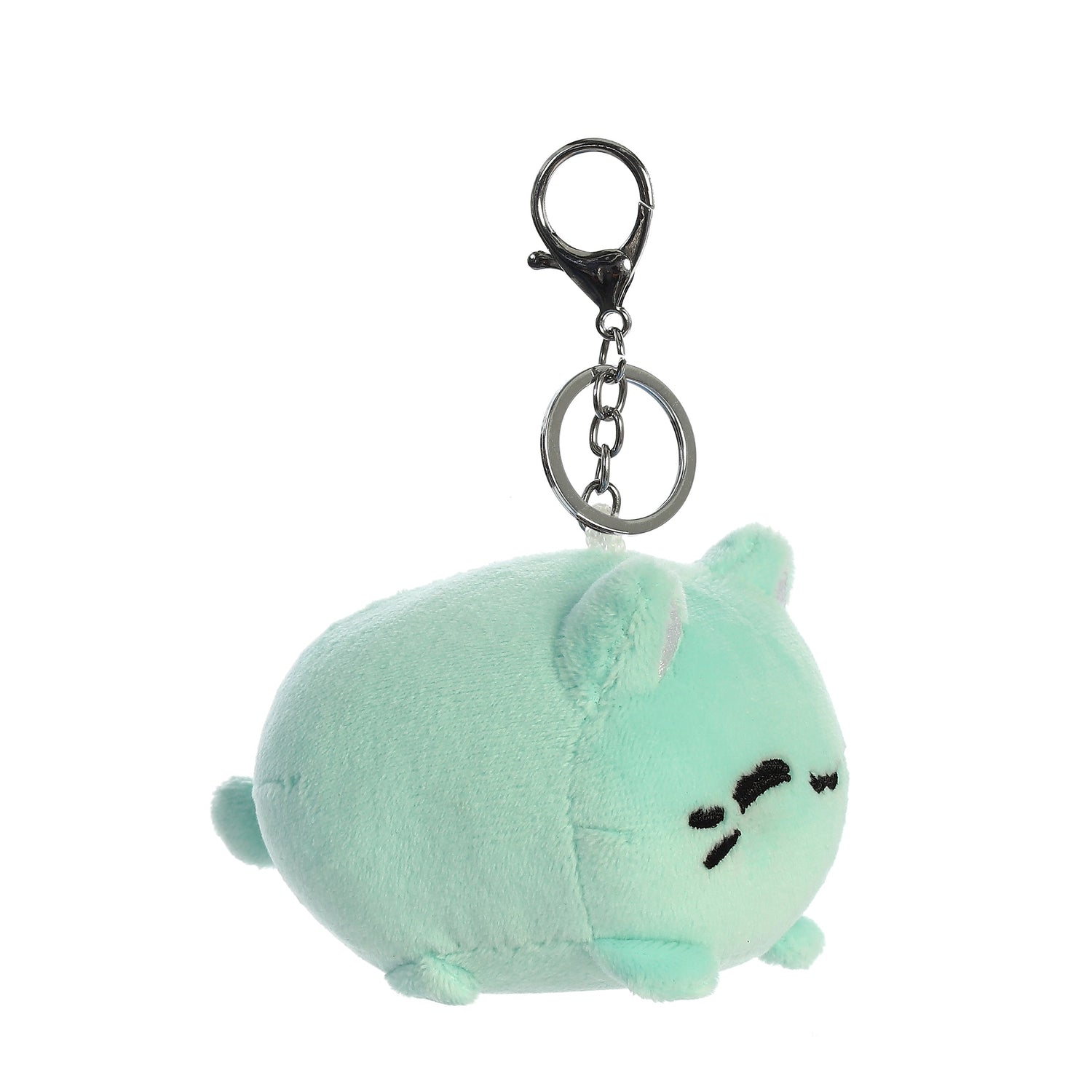 Tasty Peach Mint Meowchi Clip On Plush Toy, 3.5 in