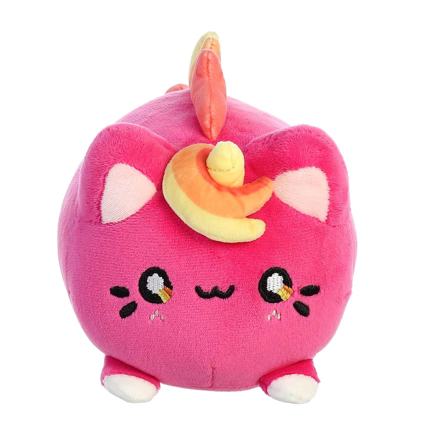 Tasty Peach Berry Sunset Meowchi Plush Toy, 7 in