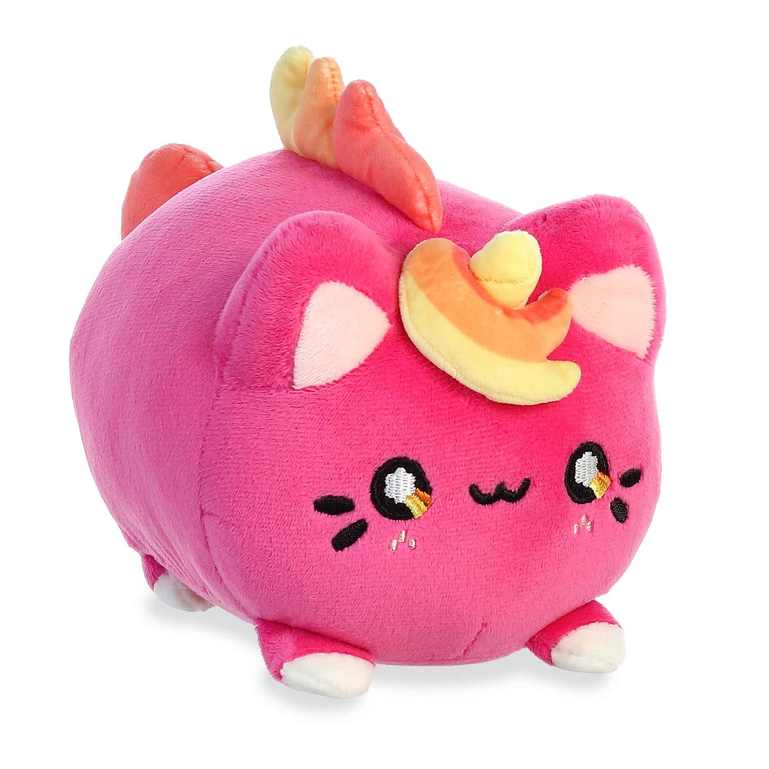 Tasty Peach Berry Sunset Meowchi Plush Toy, 7 in