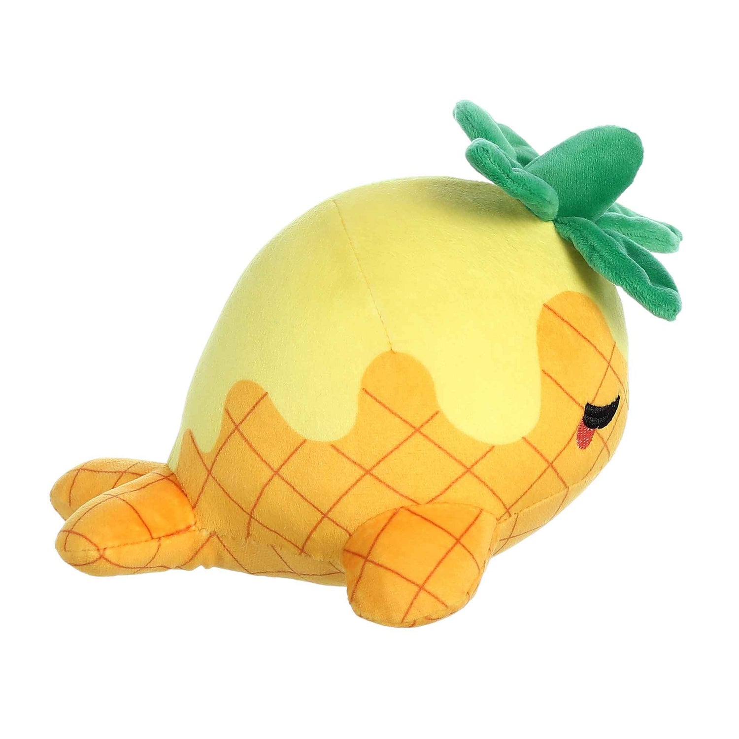 Tasty Peach Pineapple Nomwhal Plush Toy, 7 in