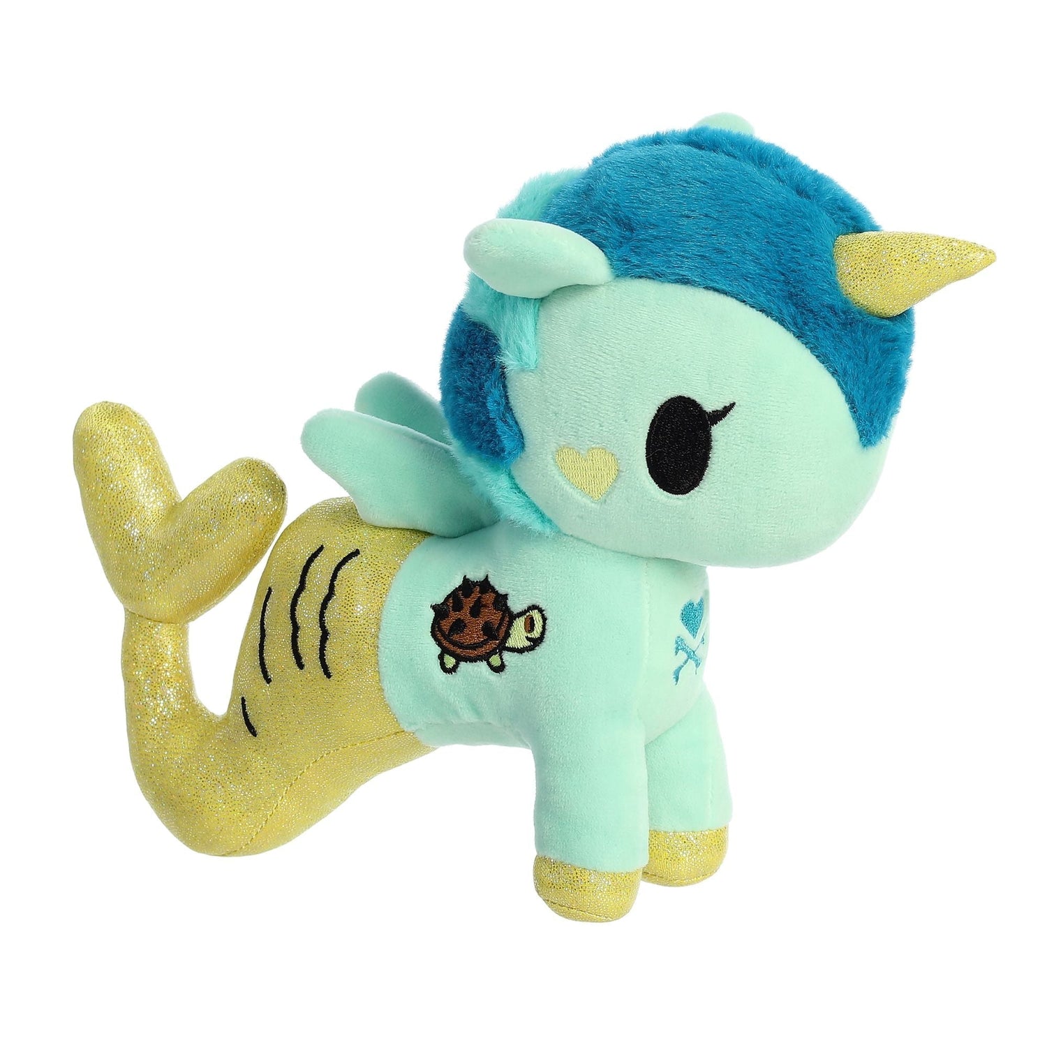 tokidoki Sea Green Plush Toy Stuffed Animal, 7.5 in