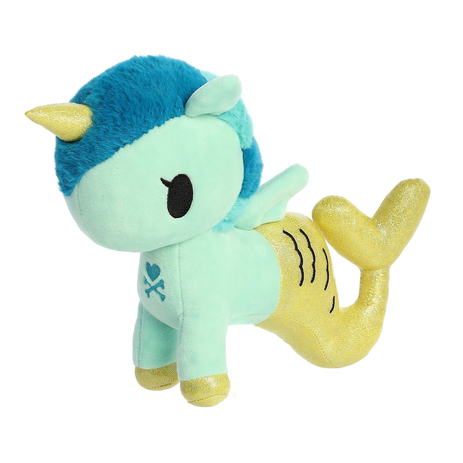 tokidoki Sea Green Plush Toy Stuffed Animal, 7.5 in