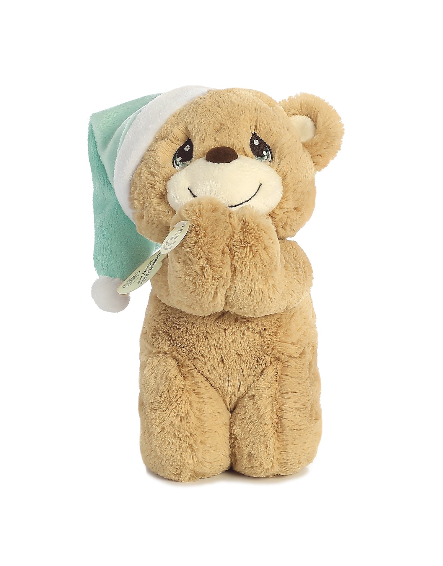 Precious Moments Charlie Prayer Bear Plush Toy, 10 in
