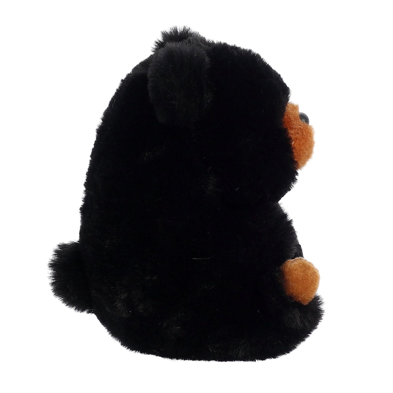 Rolly Pet Cuddles Black Bear Plush Toy Stuffed Animal, 5 in