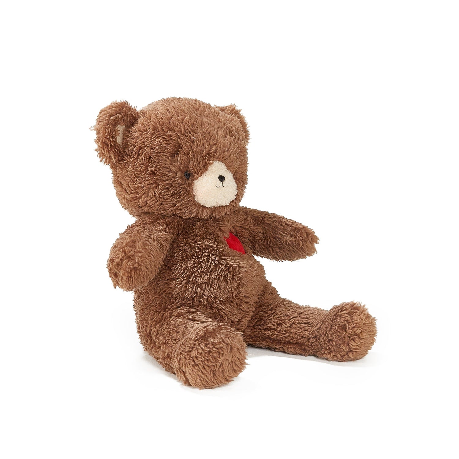 Teddy Love – Soft Stuffed Bear with Heart Patch, 14 Inches