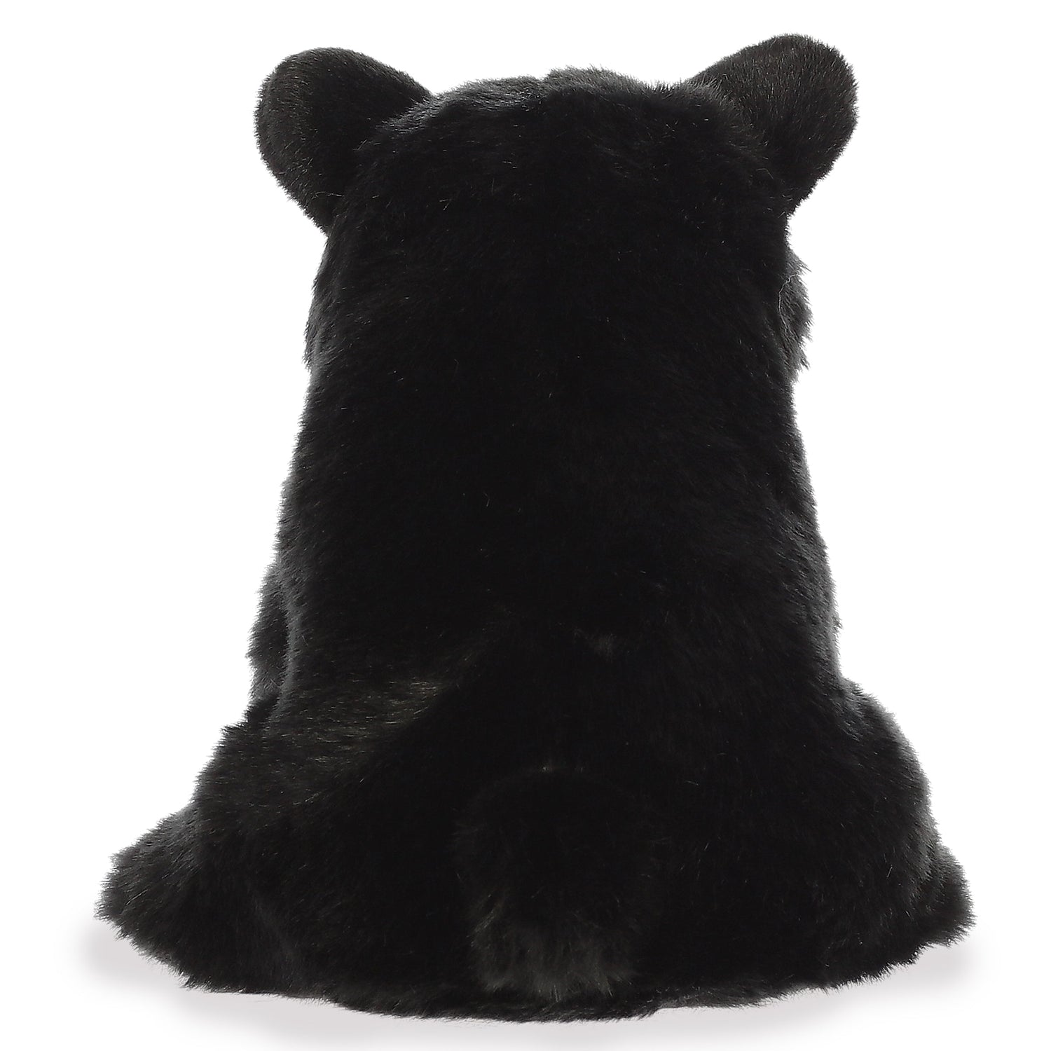 Miyoni Black Bear Plush Toy Stuffed Animal, 9 in