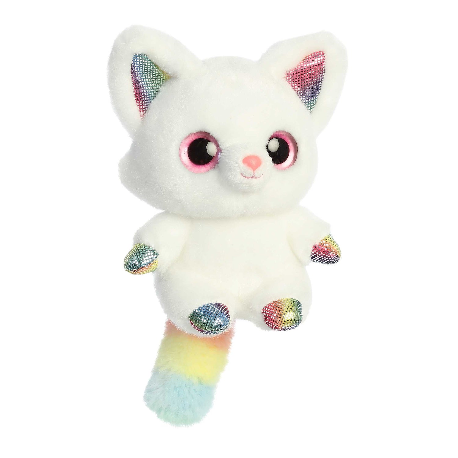 Yoohoo Rainbow Pammee Plush Toy Stuffed Animal, 5 in