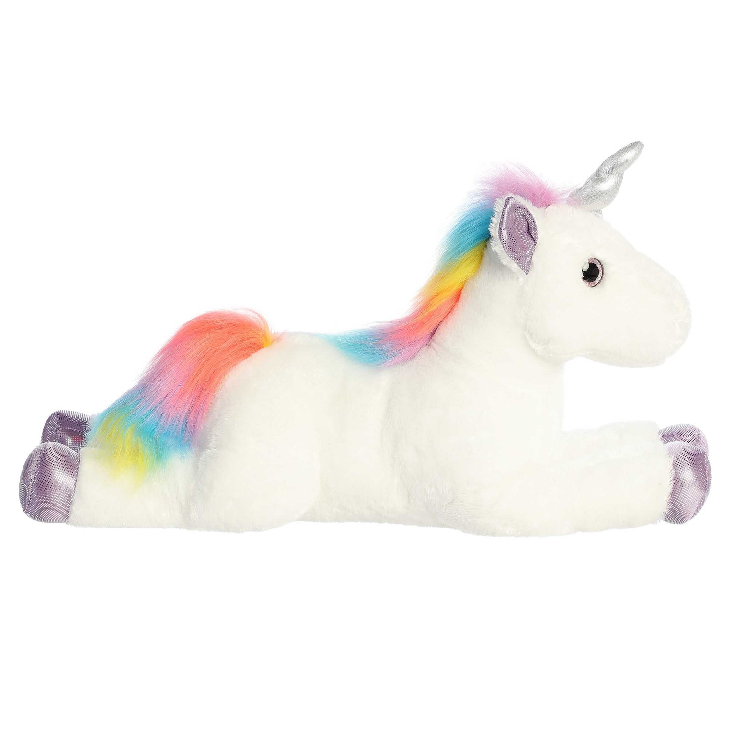 Super Flopsie Rainbow Unicorn Plush Toy, 27 in