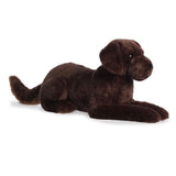 Super Flopsie Chocolate Lab Plush Toy Stuffed Animal, 25 in