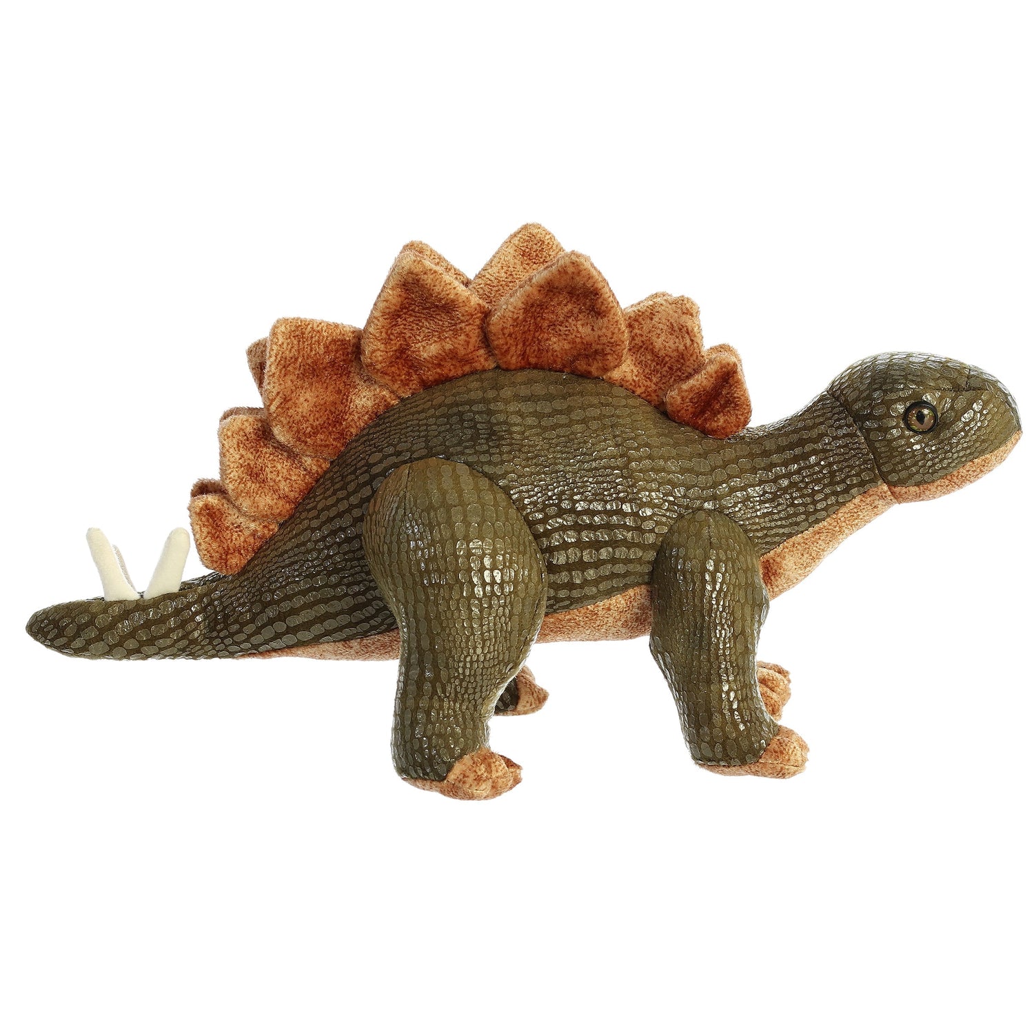 Dinos & Dragons Stegosaurus Plush Toy Stuffed Animal, 13 in