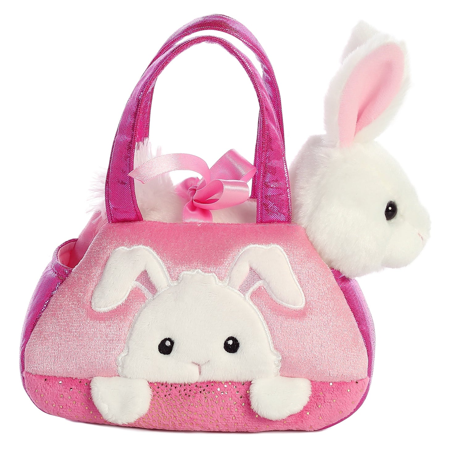 Fancy Pals Peek Boo Bunny Plush Toy Stuffed Animal, 7 in