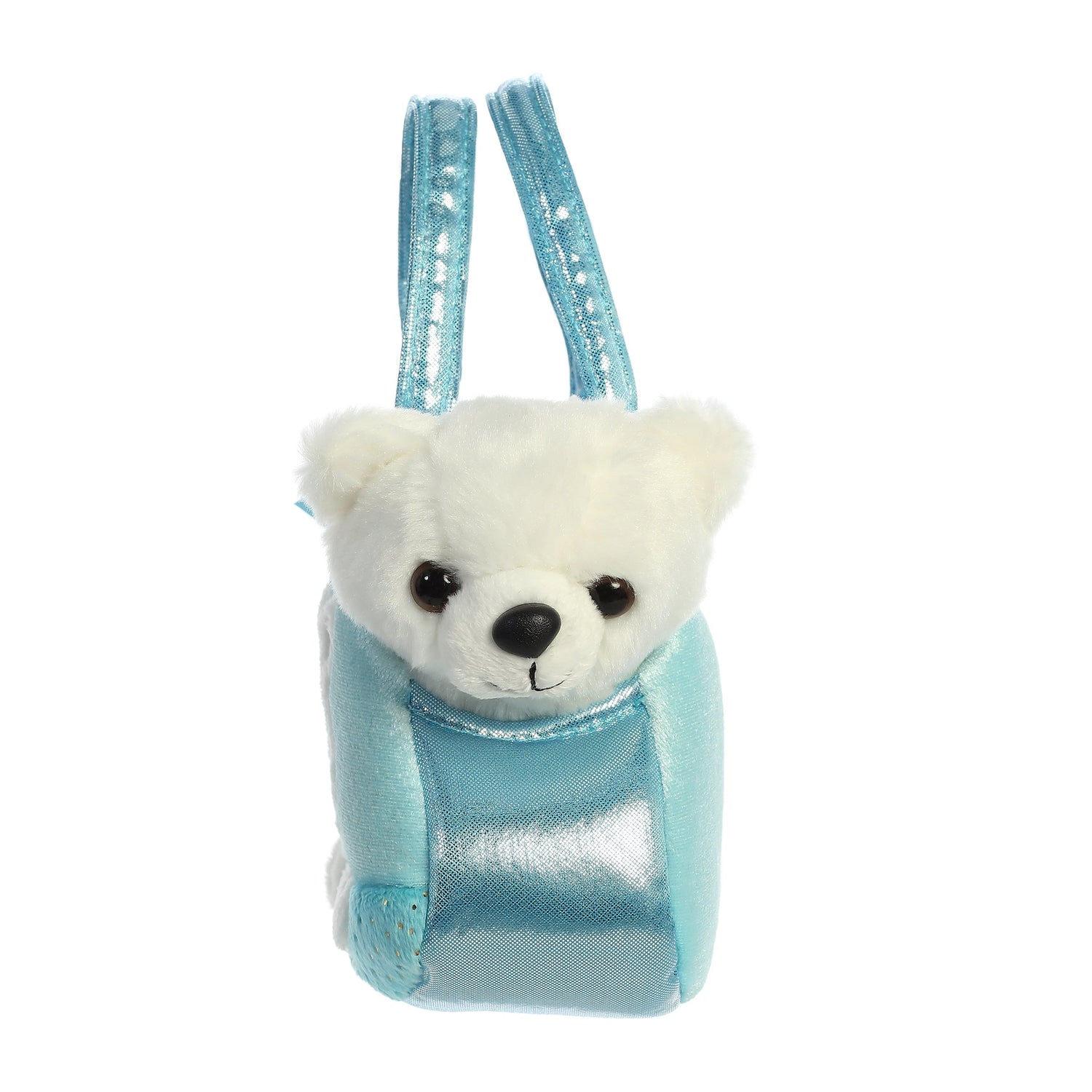 Fancy Pals Peek Boo Polar Bear Plush Toy, 7 in