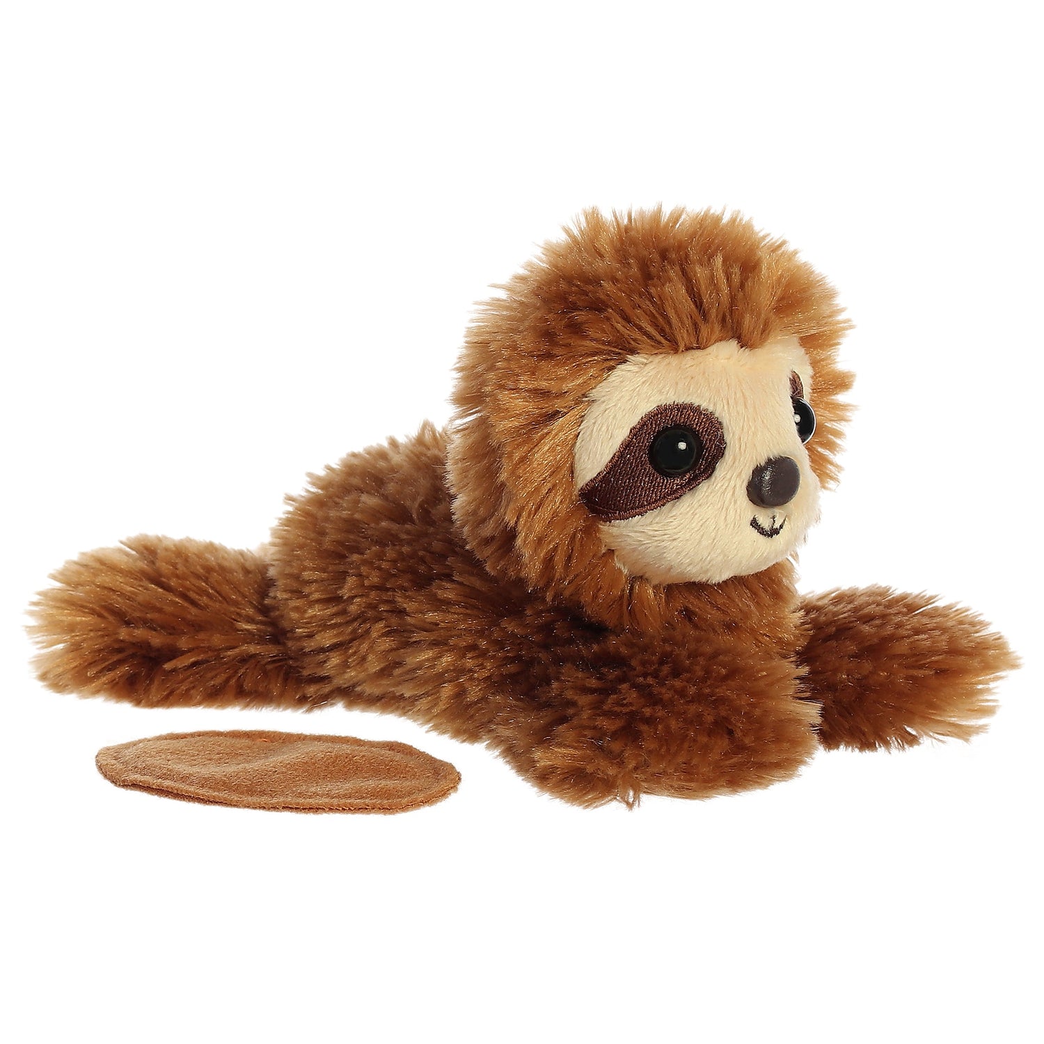 Shoulderkins Sam Sloth Plush Toy Stuffed Animal, 6 in