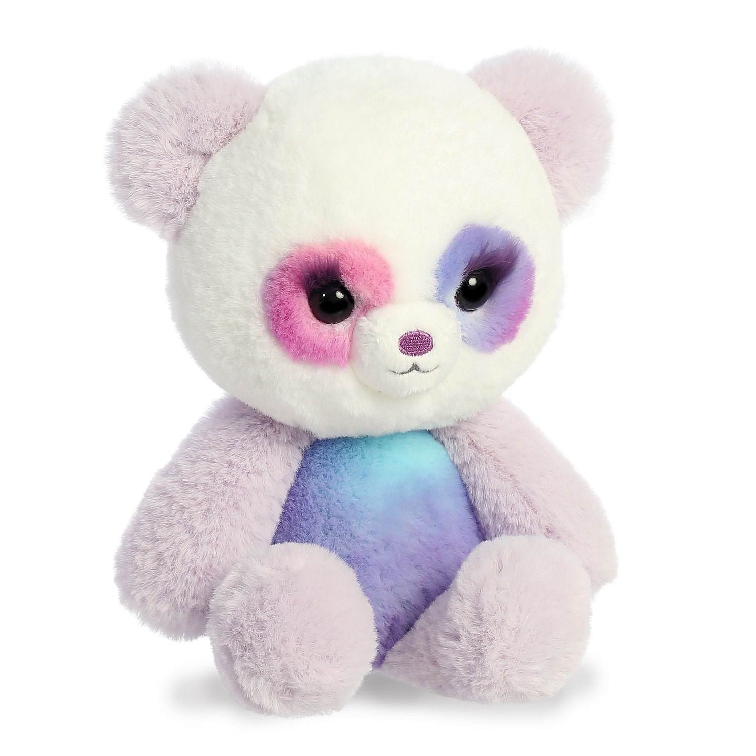 Sweet Pop Grape Swirl Panda Plush Toy Stuffed Animal, 9 in