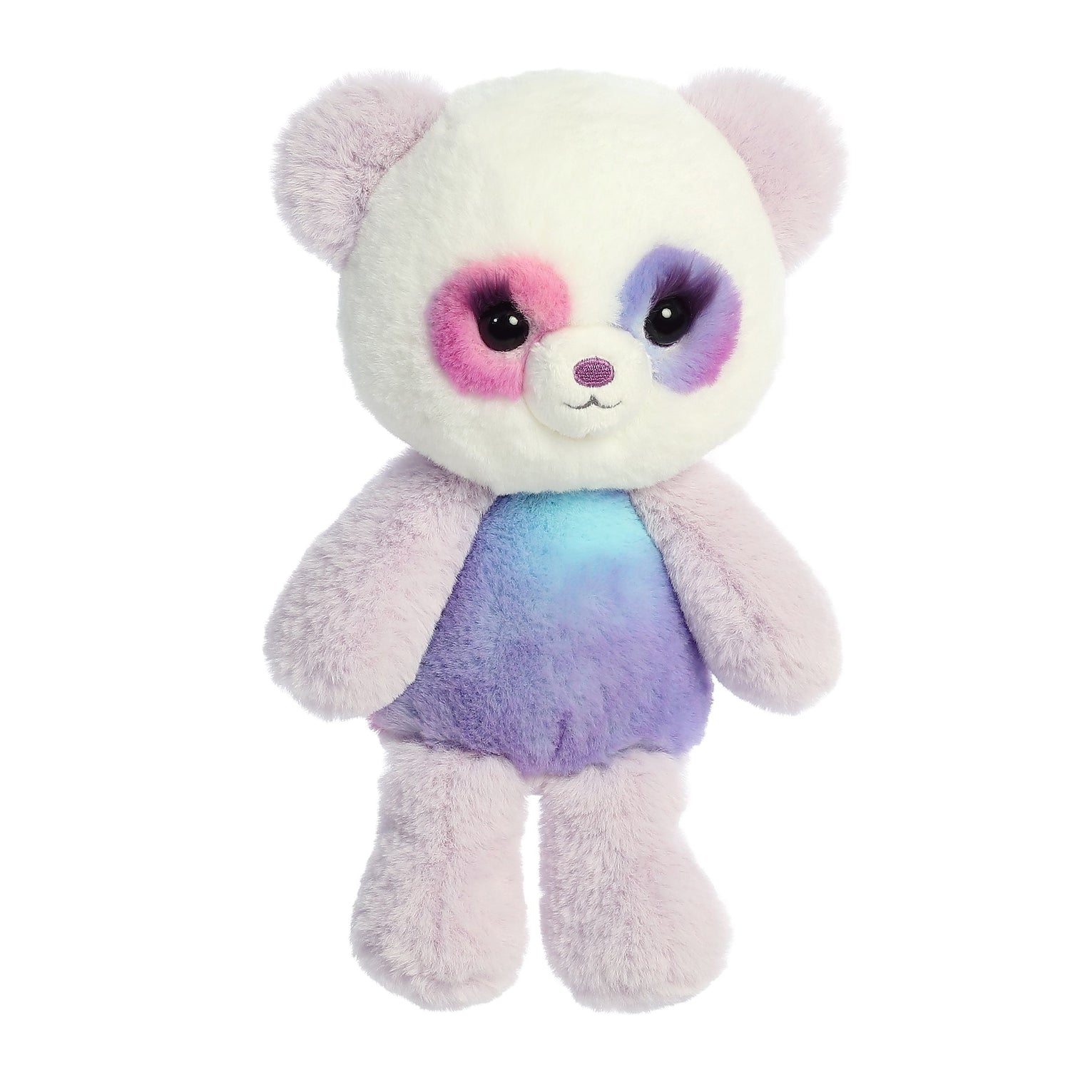 Sweet Pop Grape Swirl Panda Plush Toy Stuffed Animal, 9 in