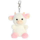 '- Palm Pals - 4" Belle Strawberry Cow Clip-On