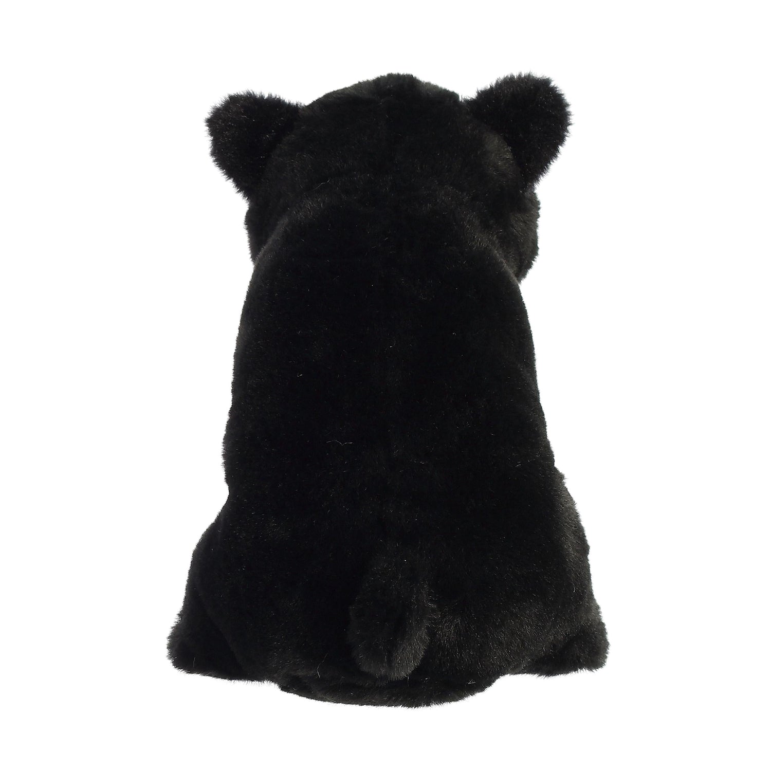 Eco Nation Black Bear Plush Toy Stuffed Animal, 9.5 in